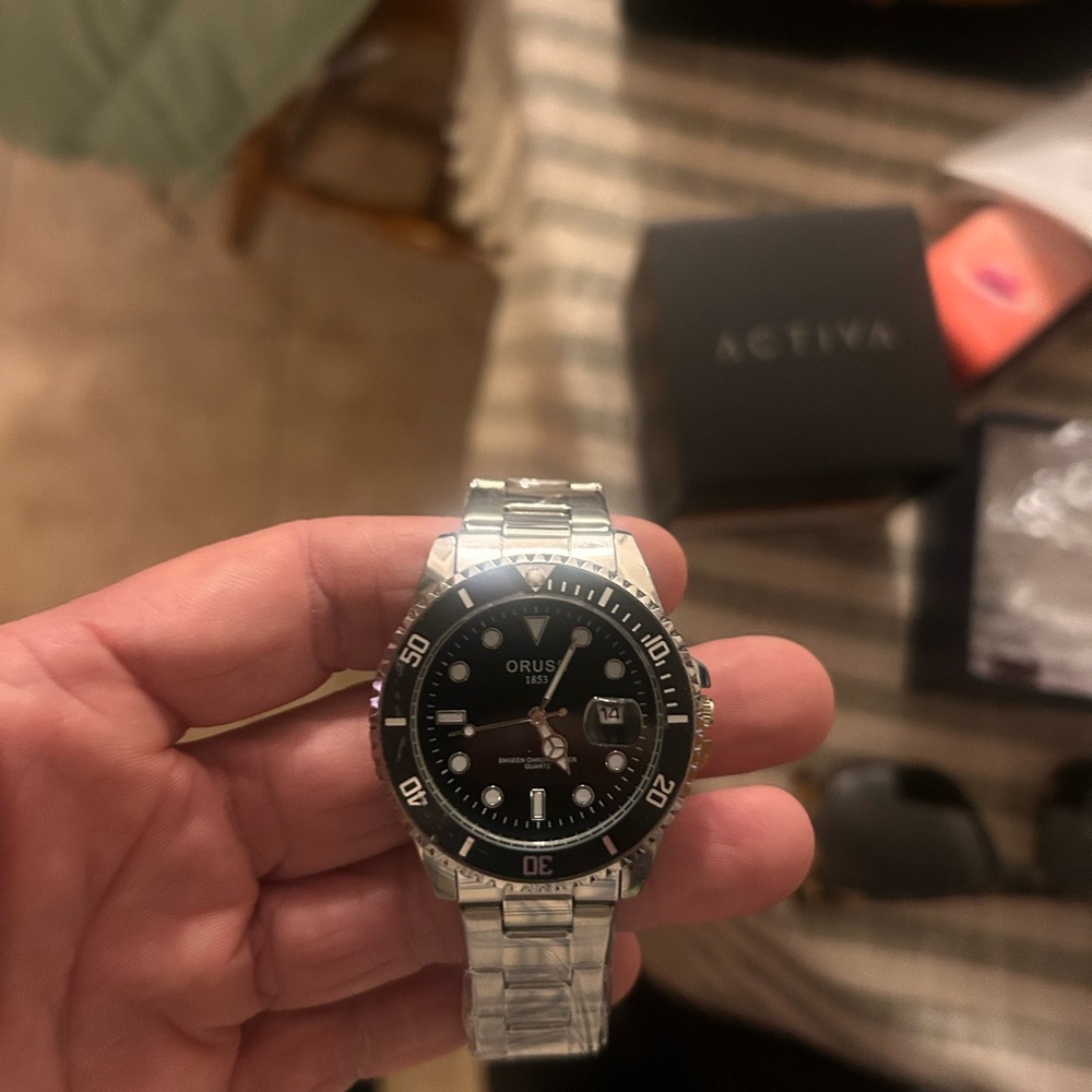 Silver Men's Watch